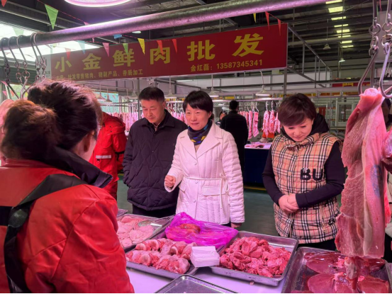 朱晓琳调研春节市场保供稳价工作