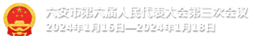 六安市第六届人民代表大会第三次会议