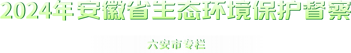 2024安徽省生态环境保护督查六安市专栏