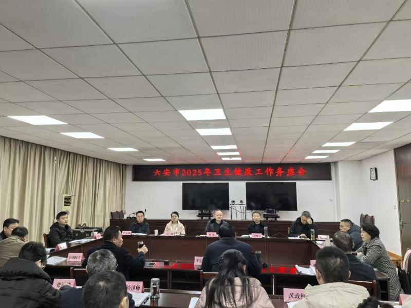 六安市卫健委召开2025年卫生健康工作务虚会议